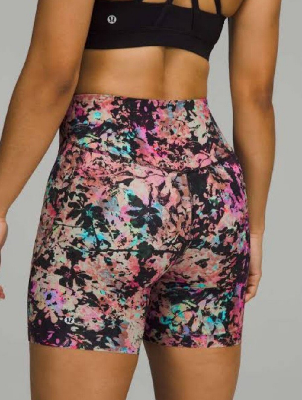 LegEnd Black Flowered Body Shorts